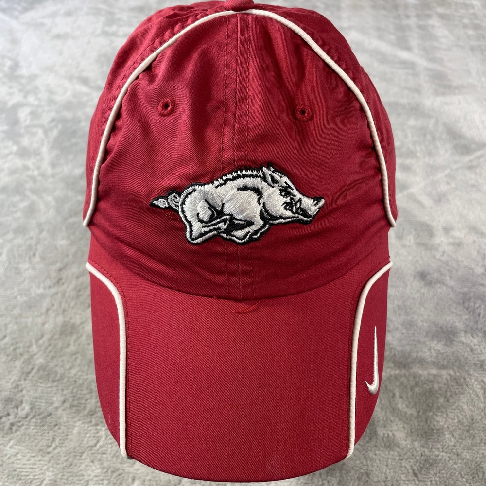Arkansas Razorbacks Hat Cap Nike Adjustable College NCAA Football OSFA